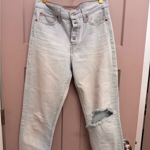 Levi’s wedgie straight denim jeans size 28